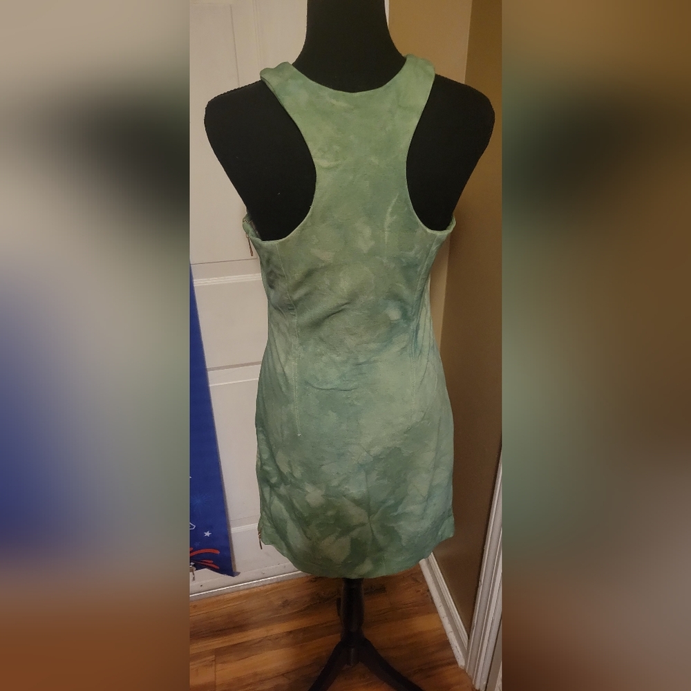 Boston Proper Green Racerback Sheath Bodycon Dress, Size 8 - Picture 3 of 10